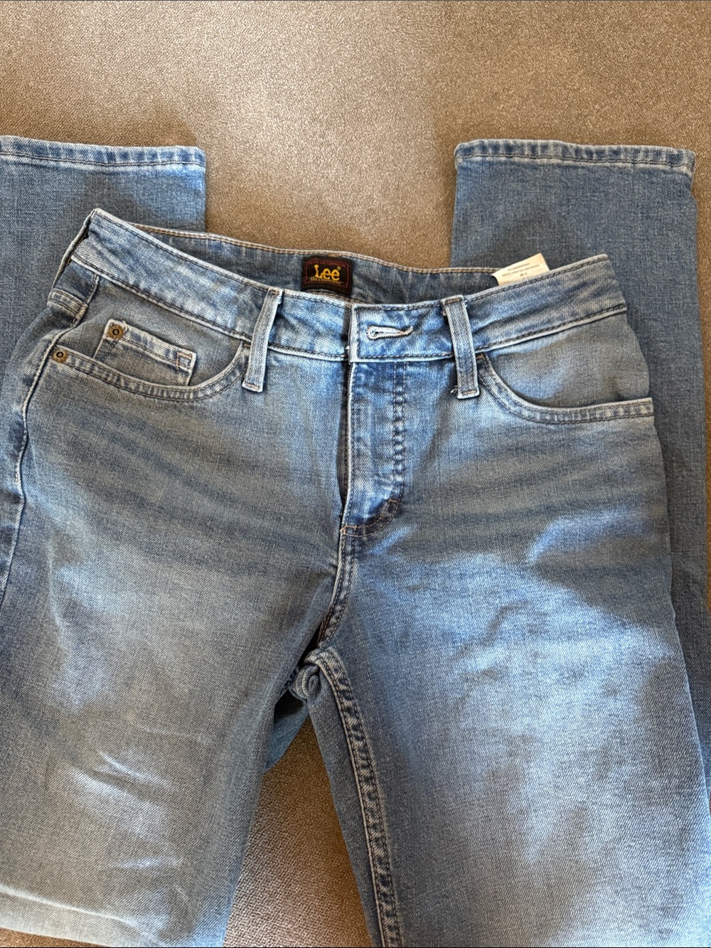 Lee Light Blue Straight Jeans
